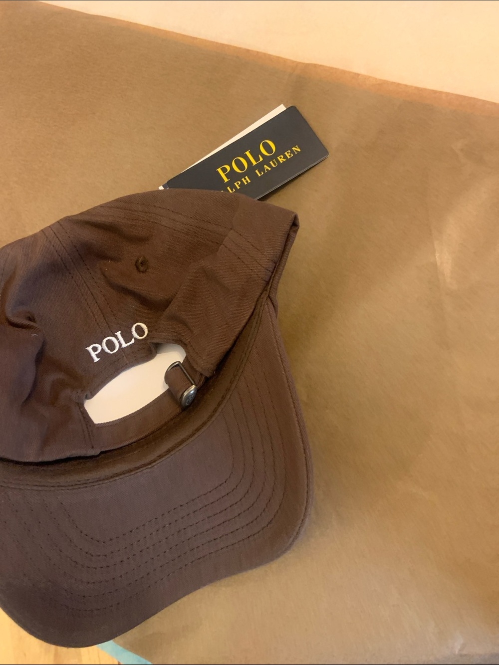Ralph Lauren Chocolate Brown Polo Player Embroidered Cap - Picture 4 of 9